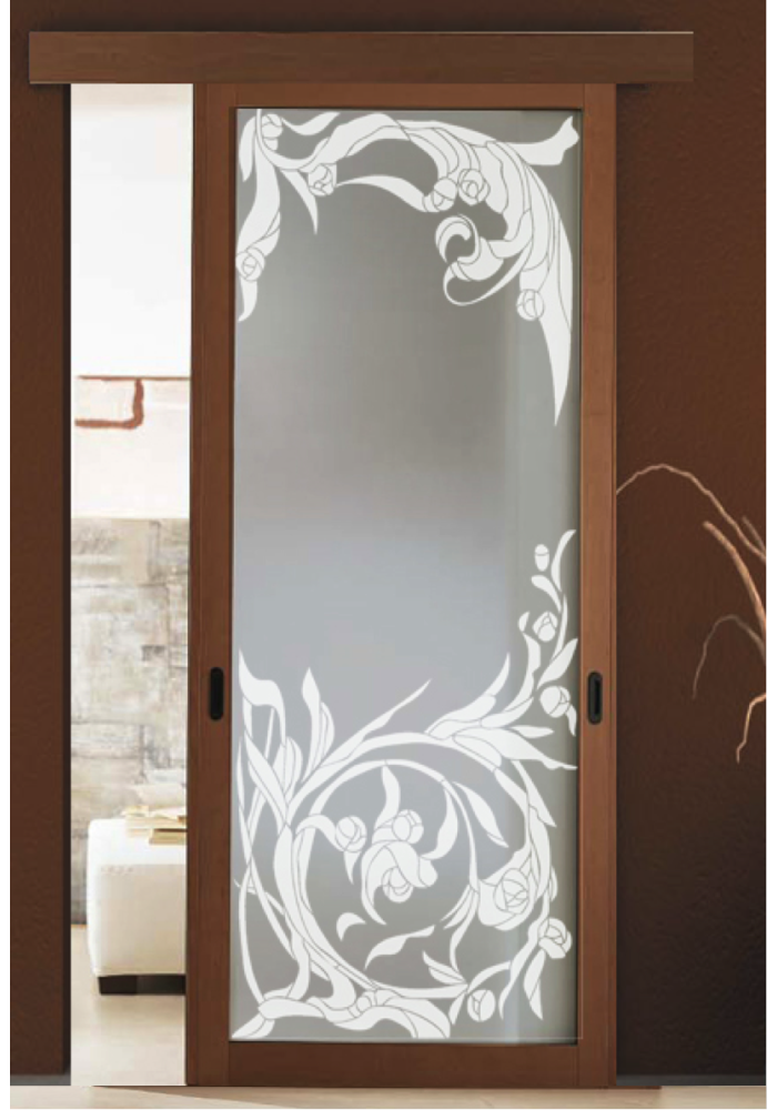 Geam Decorativ Pentru Usa Interioara Model Toscana L