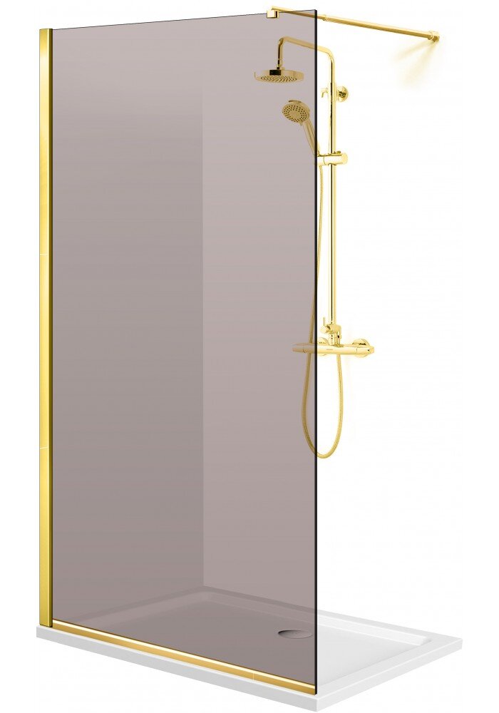 precocious Peck James Dyson Paravan cabina de dus Walk in, sticla clara, 700 mm*1950 mm, 8 mm, fara  model