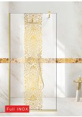 Paravan Cabina dus Walk in Regency Royal, profil auriu