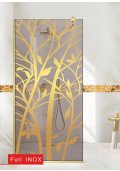 PARAVAN-DUS-WALK-IN-GOLD-WOOD