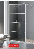 PARAVAN DUS GRI FULL INOX