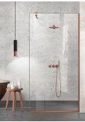 PARAVAN DUS FLOAT FULL INOX COPPER