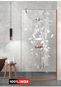 PARAVAN DUS FLOAT FULL INOX COPPER