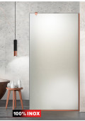 Paravan cabina de dus walk-in, (1204.5) Aqua Roy ® Copper, sticla 8 mm mata securizata, anticalcar