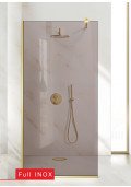 PARAVAN DUS BRONZ FULL INOX AURIU