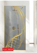 PARAVAN DUS GRI FULL INOX AURIU