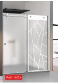 PARAVAN DUS CU USA GLISANTA MAT FULL INOX