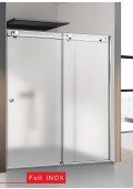 PARAVAN DUS GLISANT MAT FULL INOX