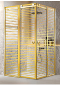 CABINA DUS GLISANT FULL INOX AURIU MORIS AURIU
