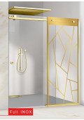 PARAVAN DUS CU USA GLISANTA FLOAT FULL INOX AURIU