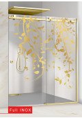 PARAVAN DUS FLOAT FULL INOX AURIU
