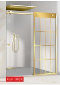 PARAVAN DUS GLISANT FLOAT FULL INOX AURIU