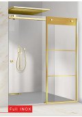 PARAVAN DUS CU USA GLISANTA FLOAT FULL INOX AURIU