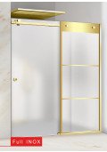 PARAVAN DUS CU USA GLISANTA MAT FULL INOX AURIU