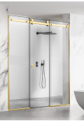 PARAVAN DUS GLISANT FLOAT FULL INOX  AURIU