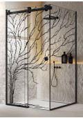 CABINA DUS GLISSANDO PURE NEGRU MAT TREE NEGRU