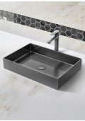 Lavoara inox negru gun metal
