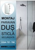 Montaj paravan dus walk-in