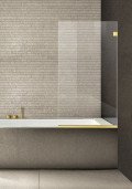 PARAVAN CADA STICLA FLOAT FULL INOX AURIU