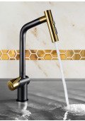 Baterie cu cap extractibil negru cu auiru