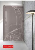 PARAVAN DUS BRONZ FULL INOX