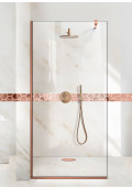 PARAVAN DUS FLOAT FULL INOX COPPER