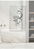 Paravan cada, model Swirly, culoare decor: antracit