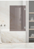 Paravan cada, model Milano, sticla bronz