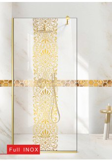 Paravan Cabina dus Walk in Regency Royal, profil auriu
