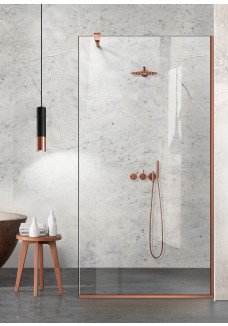 PARAVAN DUS FLOAT FULL INOX COPPER