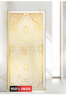 PARAVAN DUS MAT FULL INOX AURIU