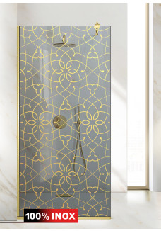 PARAVAN DUS GRI FULL INOX AURIU