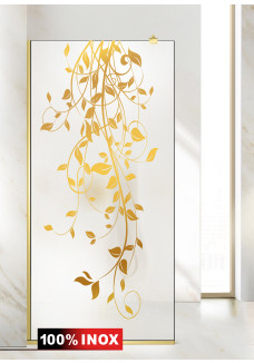 PARAVAN DUS MAT FULL INOX AURIU