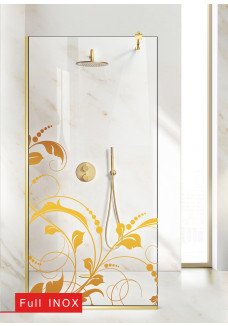 PARAVAN DUS FLOAT FULL INOX AURIU
