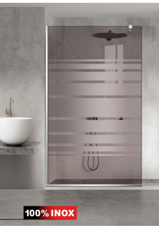 PARAVAN DUS BRONZ FULL INOX