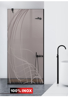 PARAVAN DUS BRONZ FULL INOX