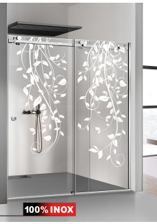 PARAVAN DUS CU USA GLISANTA FLOAT FULL INOX