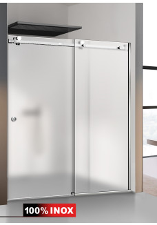 PARAVAN DUS GLISANT MAT FULL INOX