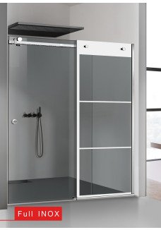 PARAVAN DUS GRI FULL INOX