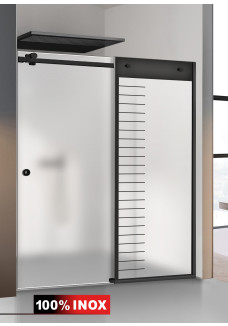 PARAVAN DUS CU USA MAT NEGRU