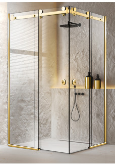 CABINA DUS GLISANT FULL INOX AURIU