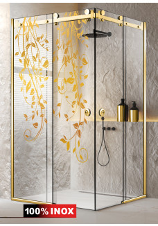 CABINA DUS GLISANT FULL INOX AURIU DANCE AURIU