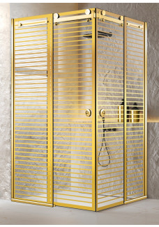 CABINA DUS GLISANT FULL INOX AURIU MORIS AURIU