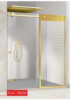 PARAVAN DUS FLOAT FULL INOX AURIU