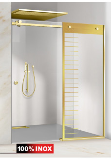 PARAVAN DUS FLOAT FULL INOX AURIU