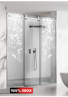 PARAVAN DUS GLISANT FLOAT FULL INOX  DANCE