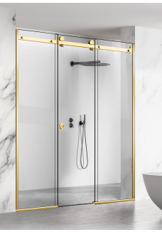 PARAVAN DUS GLISANT FLOAT FULL INOX  AURIU