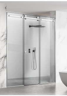 PARAVAN DUS GLISANT FLOAT FULL INOX 
