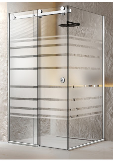 PARAVAN DUS CU USA GLISANTA FULL INOX MULTILINE
