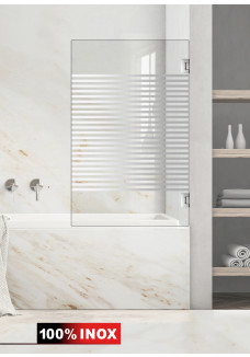 Paravan cada, model Bali full inox